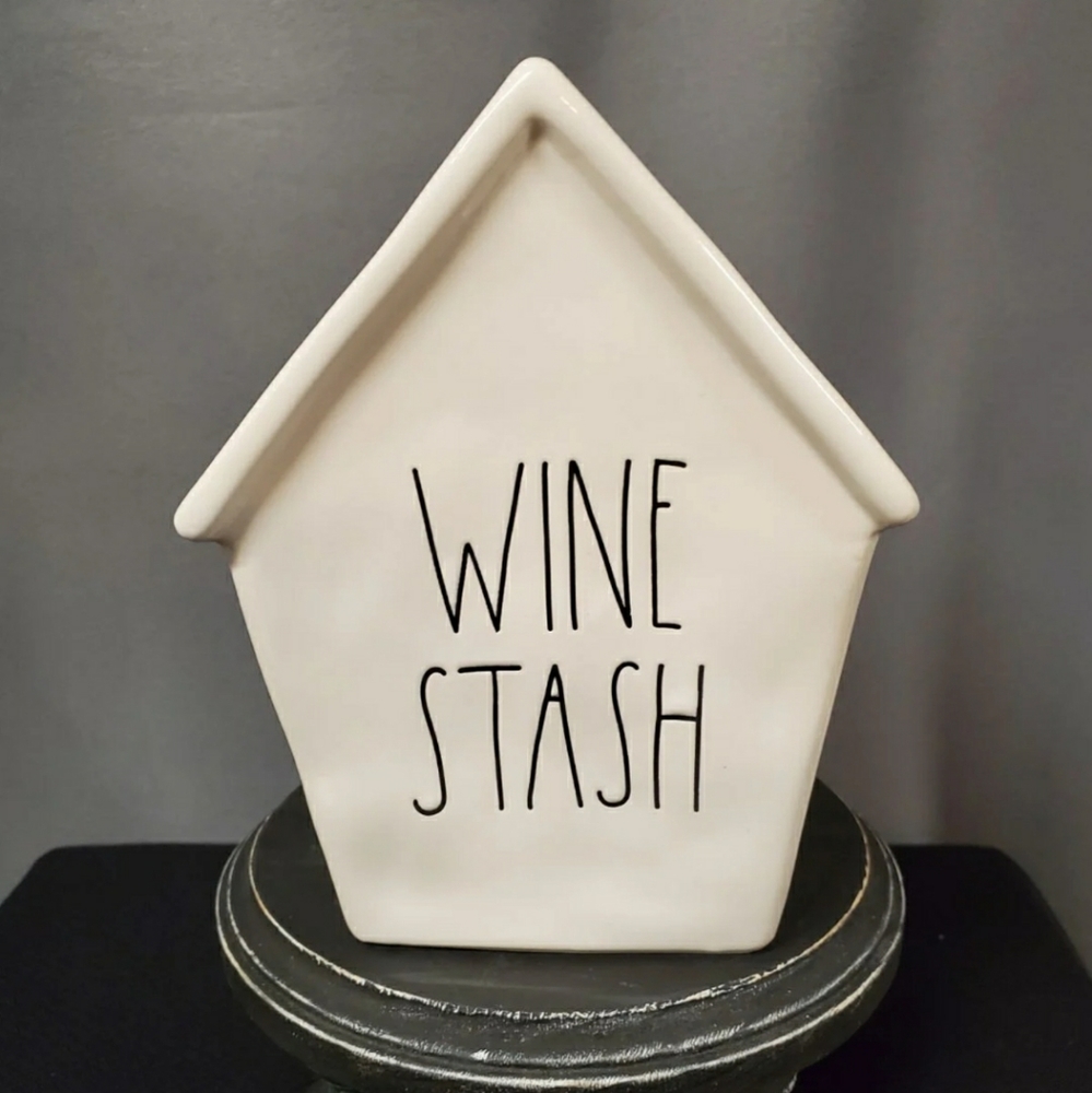 Rae Dunn WINE STASH Bank